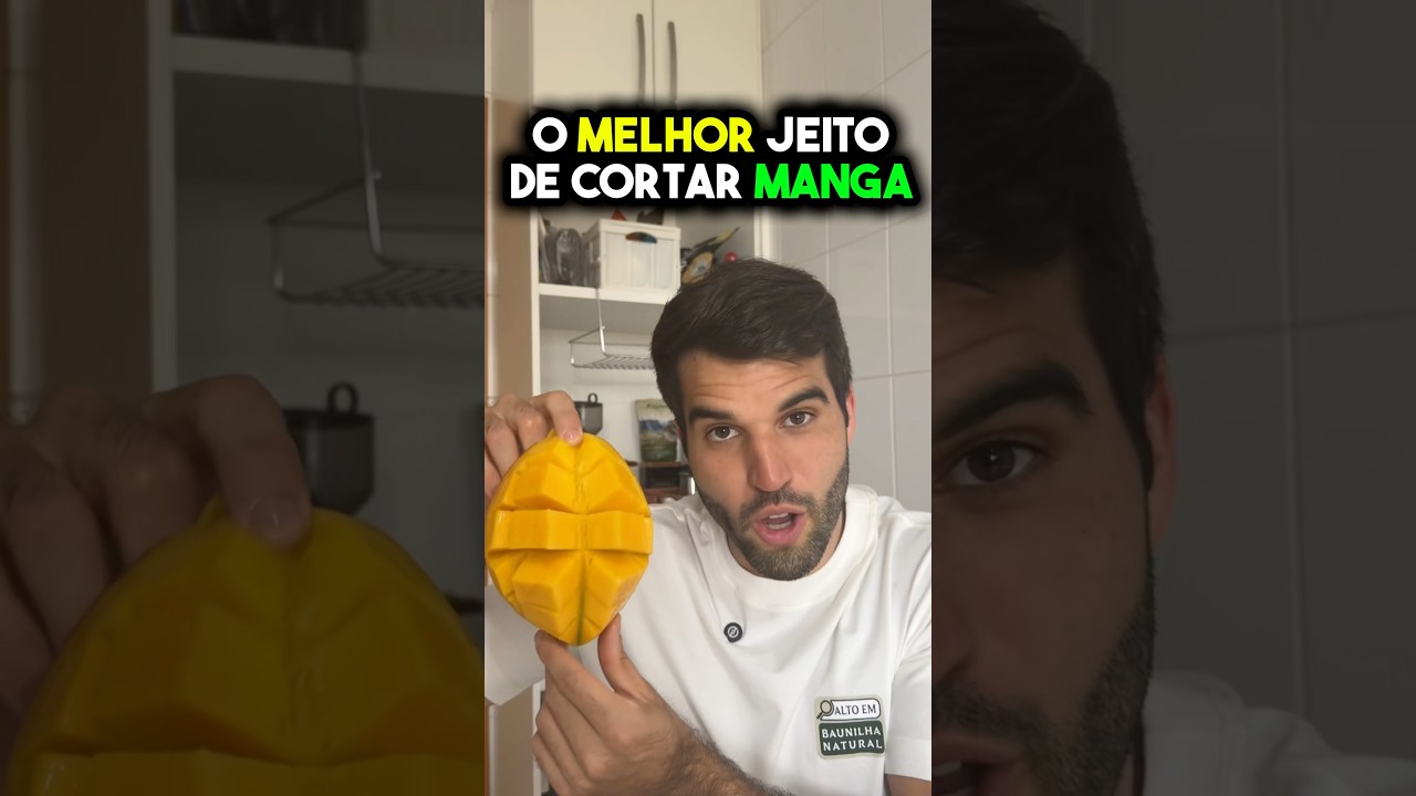 O melhor jeito de cortar manga 