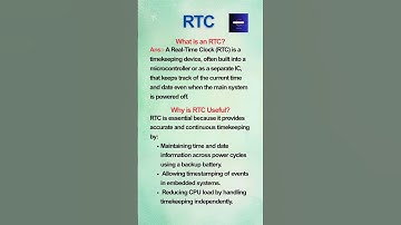Real Time Clock (RTC)⏰🔥 | Working, Features & Applications Explained #shortsfeed #shorts #trending