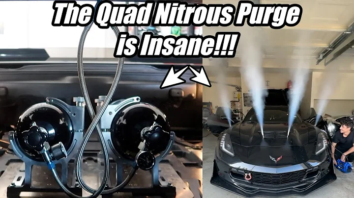 INSTALLING NITROUS WITH QUAD PURGE ON MY C7 Z06 CORVETTE!!! HOW TO & MORE!