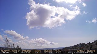 Timelapse Cam 1 - 1. september 2017