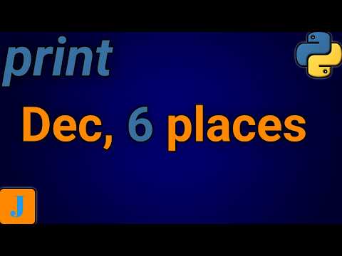 איך להדפיס 6 ספרות אחרי הנקודה העשרונית ב-Python