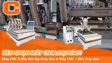 Máy CNC 1 Đầu Thay Dao Hay Máy CNC 4 Đầu Độc Lập Thay Dao? Đâu Là Lựa Chọn Cho Xưởng Nội Thất