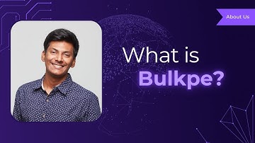 The Idea Behind Bulkpe Ft. Sathya