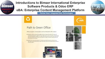 SYNERGIZE 2021 (Day 2): Introductions to Odoo ERP with Bimser