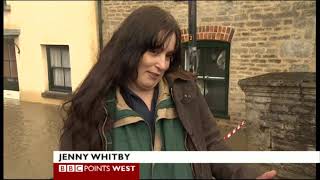 Malmesbury in Wiltshire 2012 Flooding on BBC News