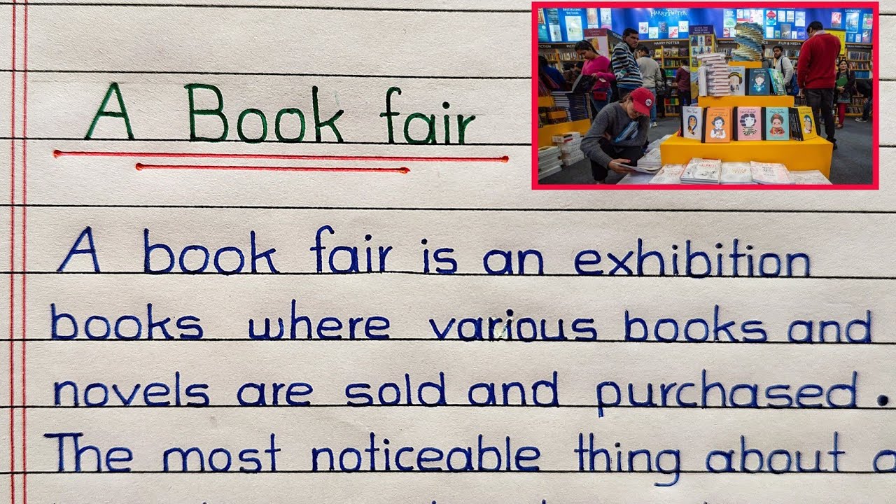 essay on book fair 100 words