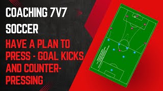 Ep.11 - Learning to Press in 7v7 Soccer - Goal kicks, distributions, and counter-pressing.