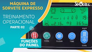 Sorvetec | Treinamento Operacional | Funções do Painel da Máquina de Sorvete Expresso screenshot 1