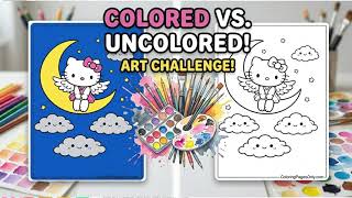 Hello Kitty Coloring Page 🌈 Easy Coloring for Kids