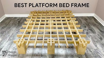The Best Platform Bed Frame - Tic Tac Toe - Quagga Designs