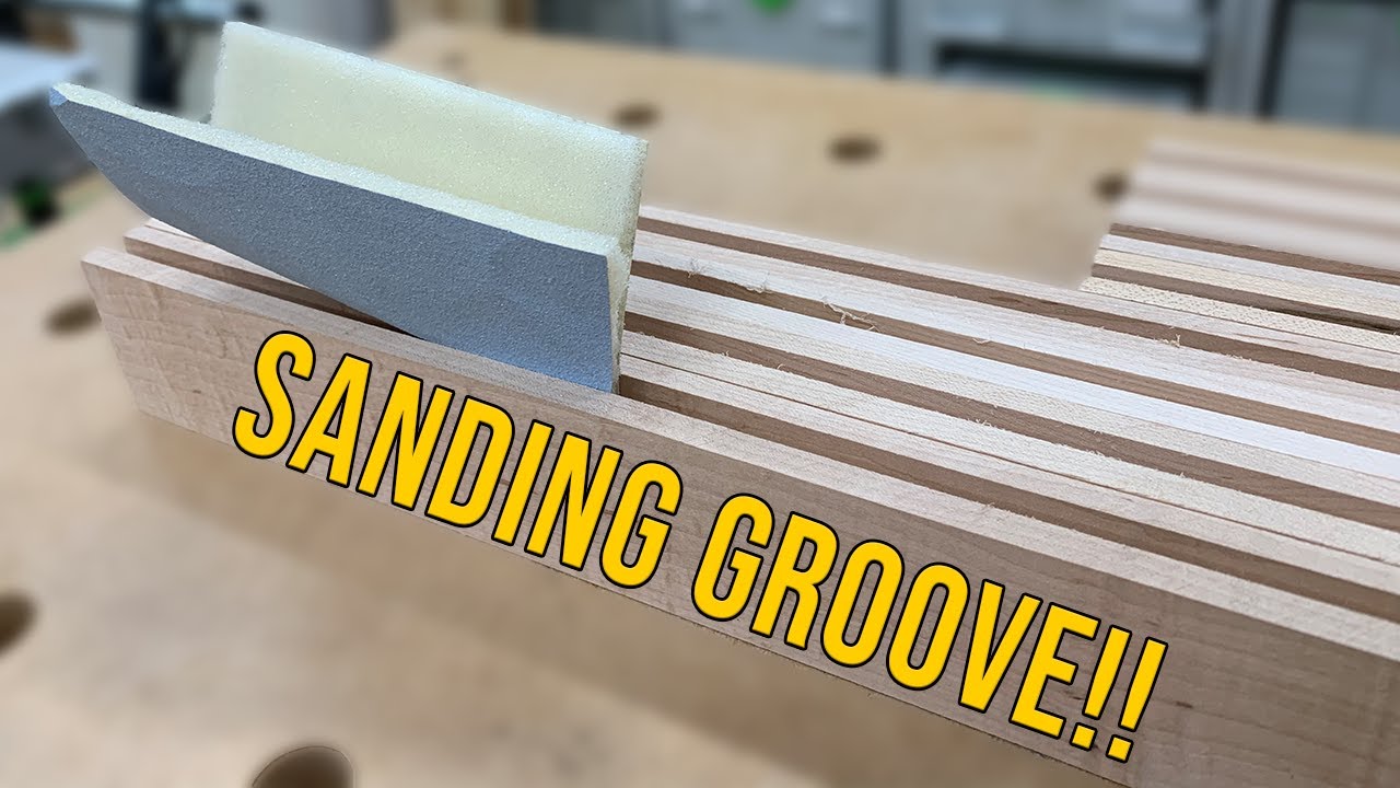 Quick Tip: Sanding the Groove - YouTube