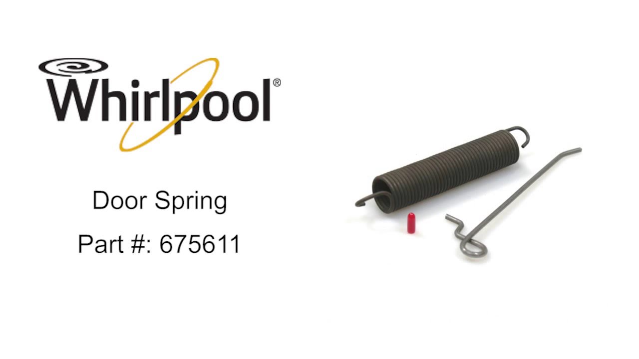 2 X 675611 Door Spring for Whirlpool Dishwasher 