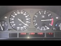 BMW E38 735i top speed 85-248 km/h acceleration, Beschleunig