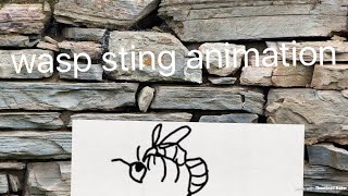 Wasp sting animation