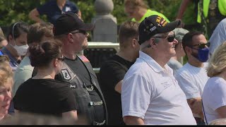 Hundreds gather at 9/11 memorial in Indianapolis to honor lives lost
