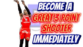 How To Become a GREAT 3pt Shooter In Basketball Fast *PRO TIPS*