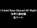 01 「I Could Have Danced All Night」源田俊一郎編(女声合唱版)MIDI 全パート
