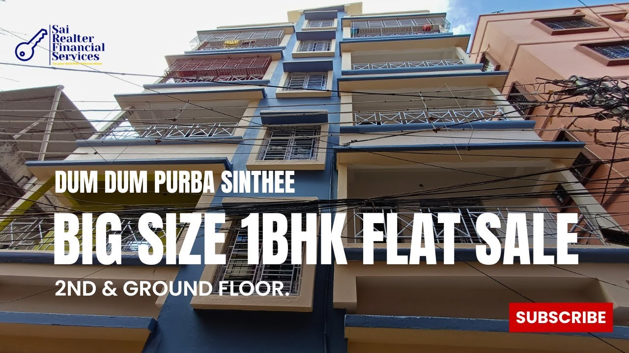 PS▶️188 Big Size 1BHK Flat Sale in Dum Dum Purba Sinthee | 1km Distance Only Dum Dum Station |