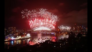 Sydney's spectacular new year 2018 firework display