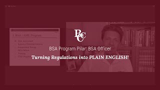 BSA Program Pilar  BSA Officer