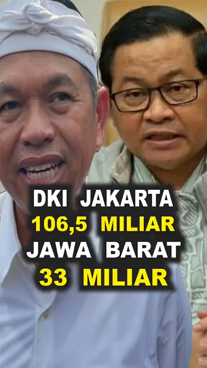 angaran gubernur dki jakarta dan jawa barat #trending #shorts #viral