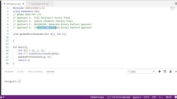 Generating Subsets of Given Array - Approaches [Subsets]