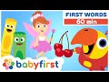 Toddler Learning Video w Color Crew & Larry | Baby Learning First Words & ABC | 1 Hour | BabyFirstTV