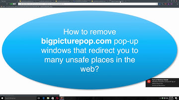 How to remove bigpicturepop.com/redirect pop-ups?