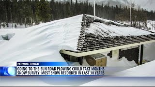 Spring plowing has begun in Glacier National Park