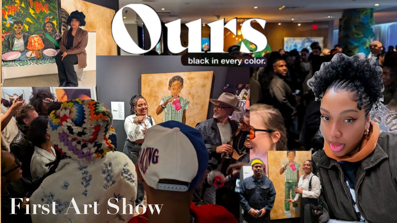 First Art Show in Los Angeles *A REALISTIC Art Chat* Vlog - YouTube