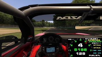 Assetto Corsa. Modern dashboard with big tachometer 2.