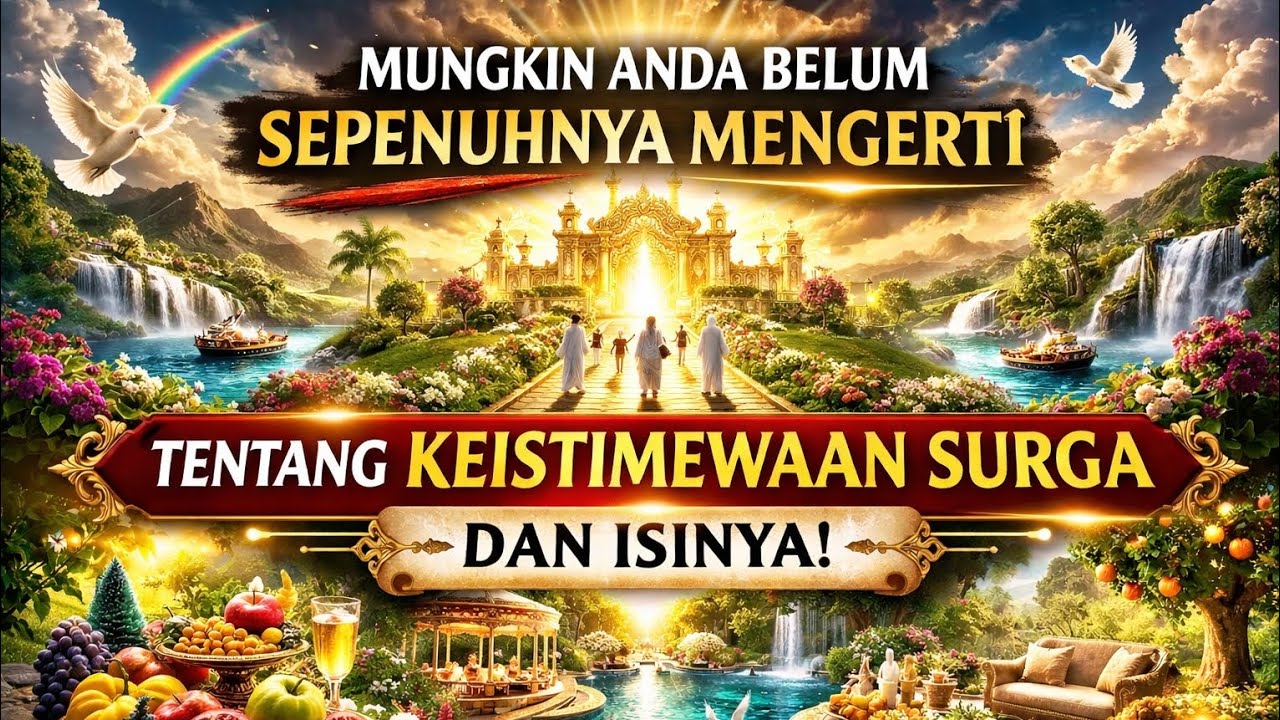 Gambaran Surga Dan Keistimewaannya || Penjelasan Lengkap Berdasarkan Al-Qur'an dan hadits