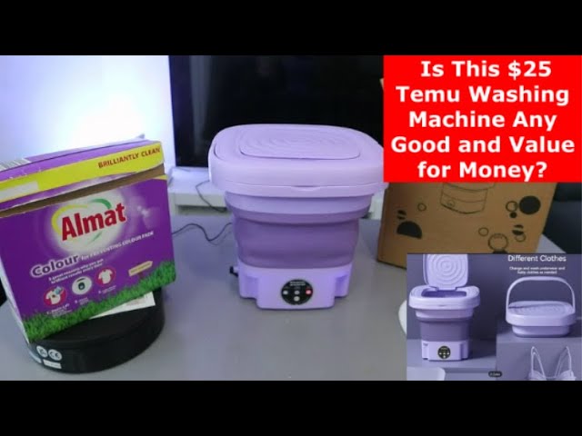 Foldable Mini Washing Machine: Fully Automatic Portable - Temu