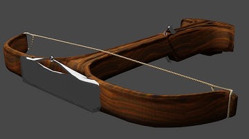 Watch me create a Crossbow in Blender ( Hard surface modeling )