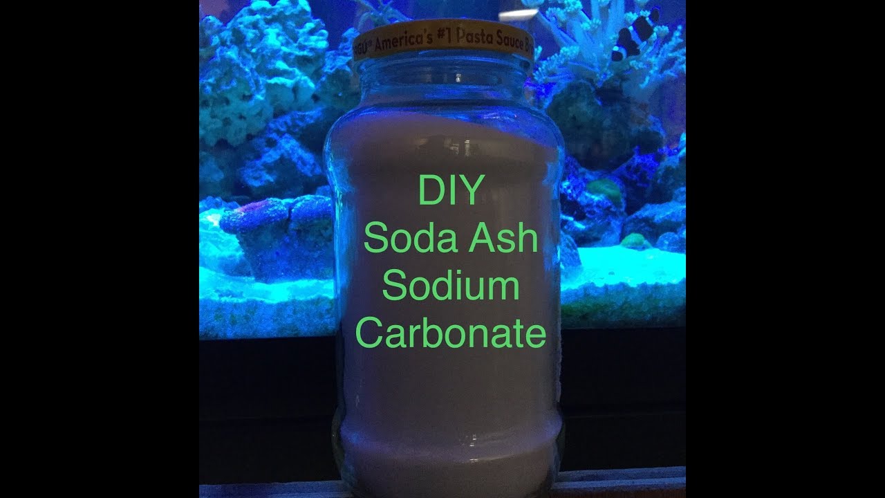 how to make sodium carbonate from baking soda for your reef tank