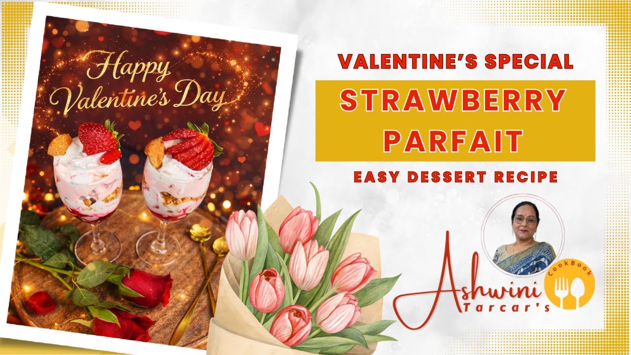 What is special for Valentine’s Day? Try Strawberry Parfait / easy recipe