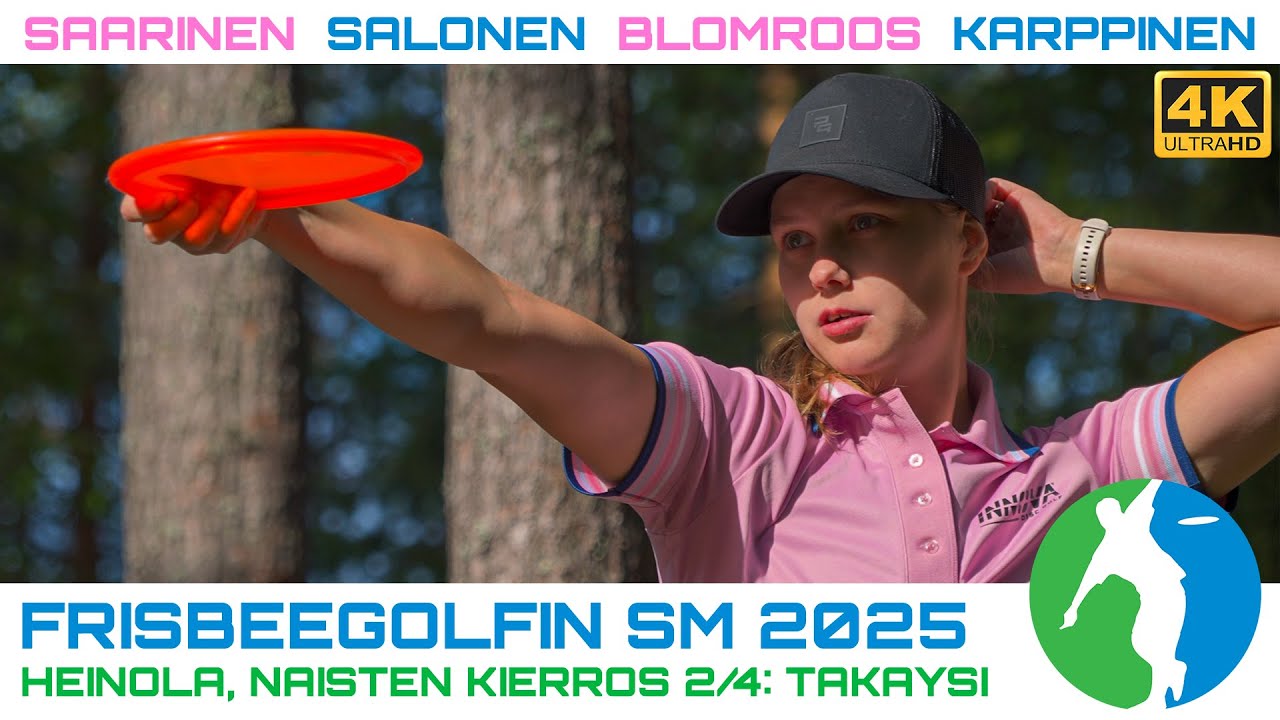 Frisbeegolf SM 2025 K2T9 FPO | Silva Saarinen, Eveliina Salonen, Henna Blomroos, Jenni Karppinen