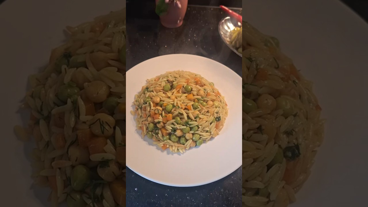 Sebzeli Arpa Şehriye Pilavı #evyemekleri #yemektarifleri #shorts #food #tarif #recipe #kolaytarifler