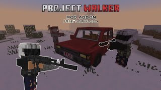 Can You Survive the Zombie Apocalypse? 🔥 Project Walker Addon for Minecraft Bedrock! #lordflower screenshot 2