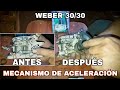 Mecanismo De Aceleracion Weber 450 Miniprogresivo