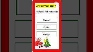 Christmas trivia quiz questions 1#shorts Christmas Quiz 2024/ #viralvideo #christmas #christmasday