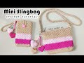 CROCHET : Mini Sling Bag Tutorial