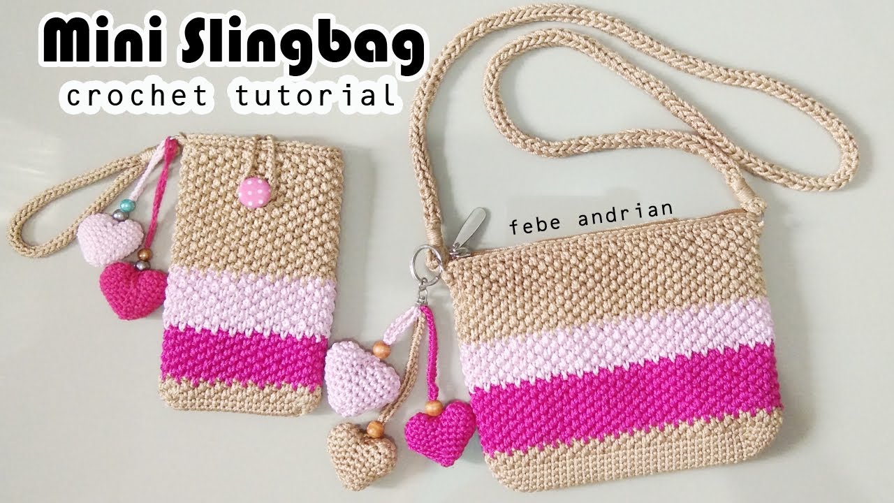 CROCHET : Mini Sling Bag Tutorial - YouTube