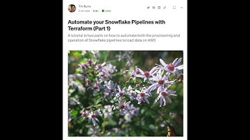 Automate your Snowflake Pipelines with Terraform (Part 1)