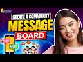 Create a Community Message Board on Your Membership Website