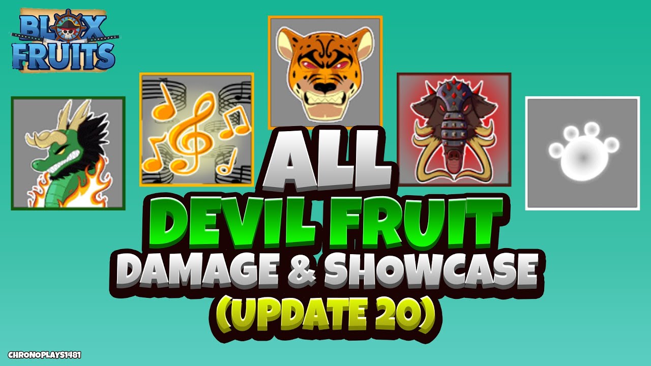 Ranking & Showcasing All Fruits In Blox Fruits! *UPDATE 20*