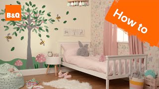 How to create a child's bedroom mural