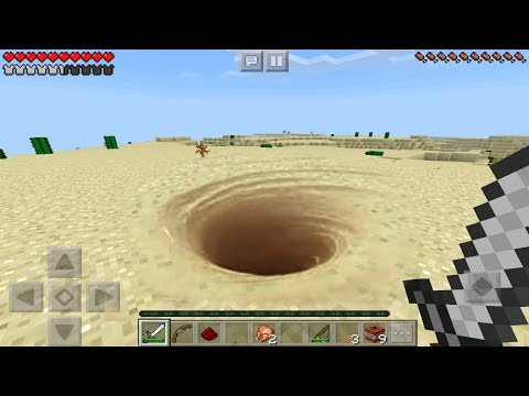 Realistic Sinkhole In Minecraft Pocket Edition, Xbox, Ps3, Ps4, Switch!!