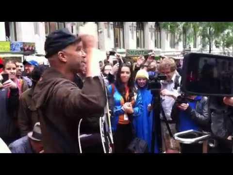 Tom Morello at Occupy Wall Street