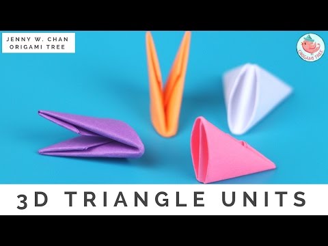 Video: Cum Se Face Un Modul De Origami Triunghiular